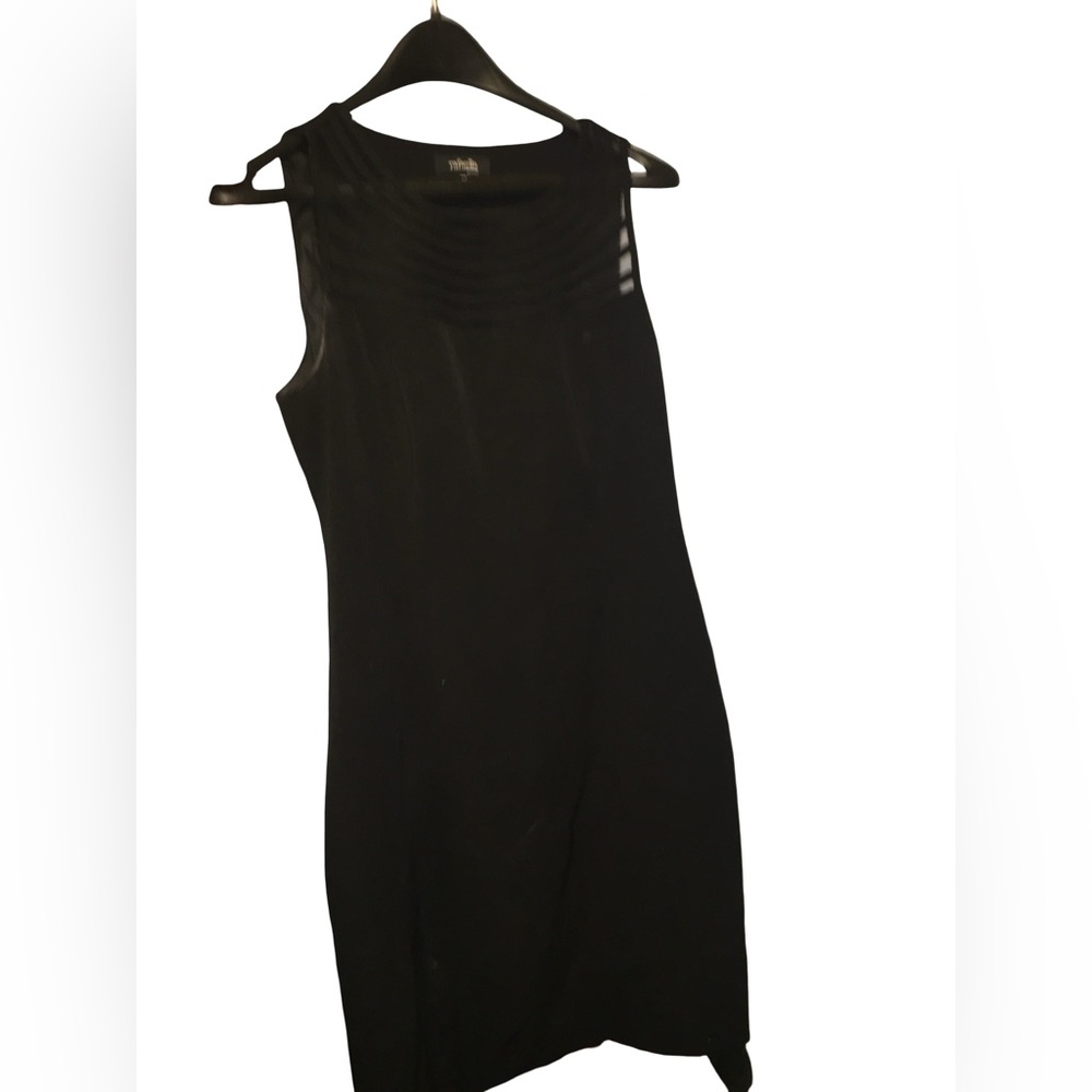 Rafaella Black Sleeveless Midi Dress